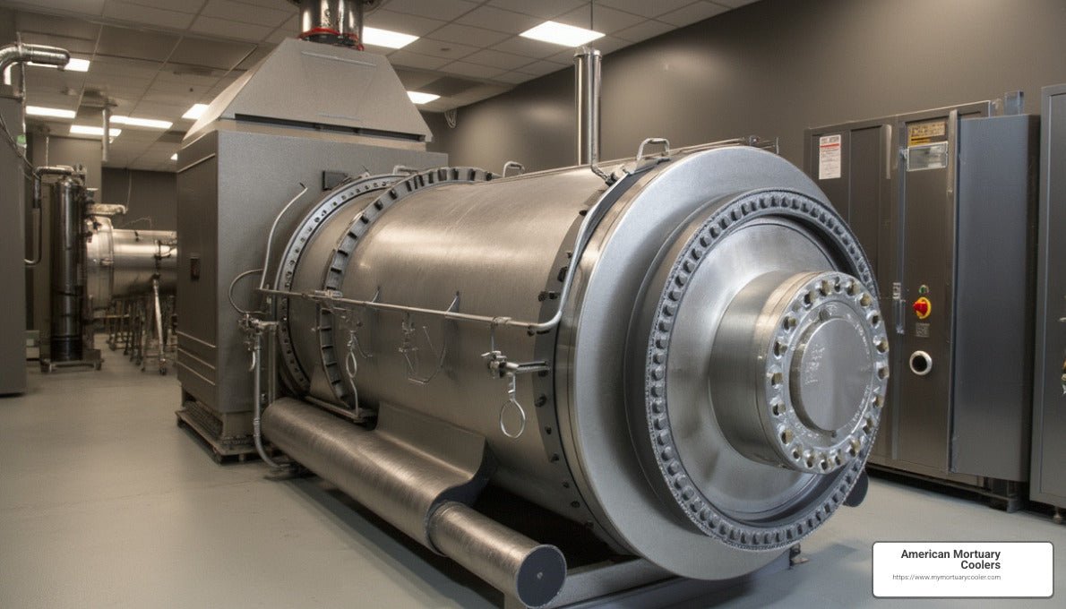 The Role of Cremation Retorts in the Cremation Process - American Mortuary Coolers & Equipments The Role of Cremation Retorts in the Cremation Process - American Mortuary Coolers & Equipments